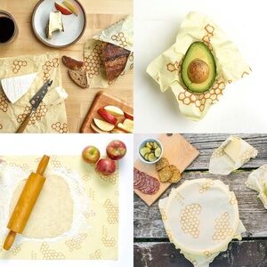 Bee's Wrap Original Print - Honeycomb Yellow Assorted Size (Set of 3)
